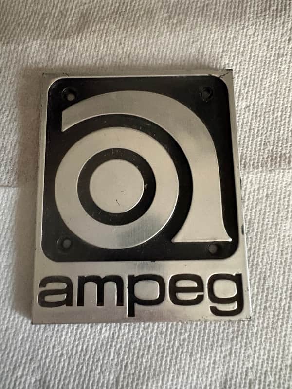 Ampeg Guitar Bass Badge Logo SVT V100b 1980 image 1