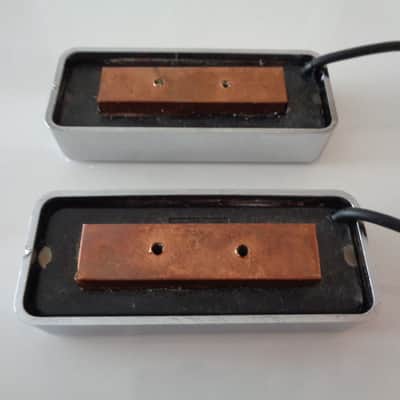 Silver Dollar, P90 Soap Bar Neodymium Handmade pickup  set NECK + BRIDGE / Coil Tap image 5