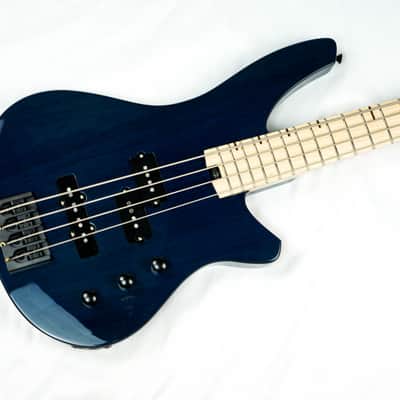 Swisher Rumble Handcrafted 4 String Bass 2024 - Indigo image 2