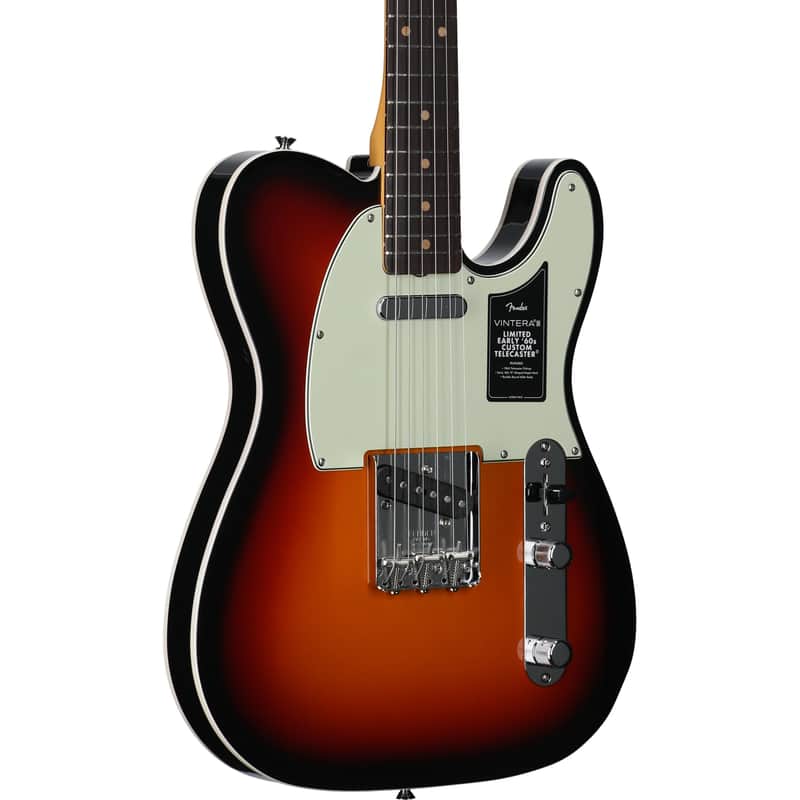 Fender Limited Edition Vintera III Early 60s Telecaster Electric Guitar, 3-Color Sunburst