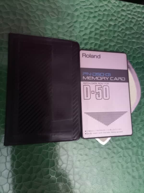 ROLAND PN-D50-01 SUSTAIN GROUP MEMORY CARD DATA ROM For SYNTH MODULE D550 KEYBOARD D50 FACTORY PRESETS image 1