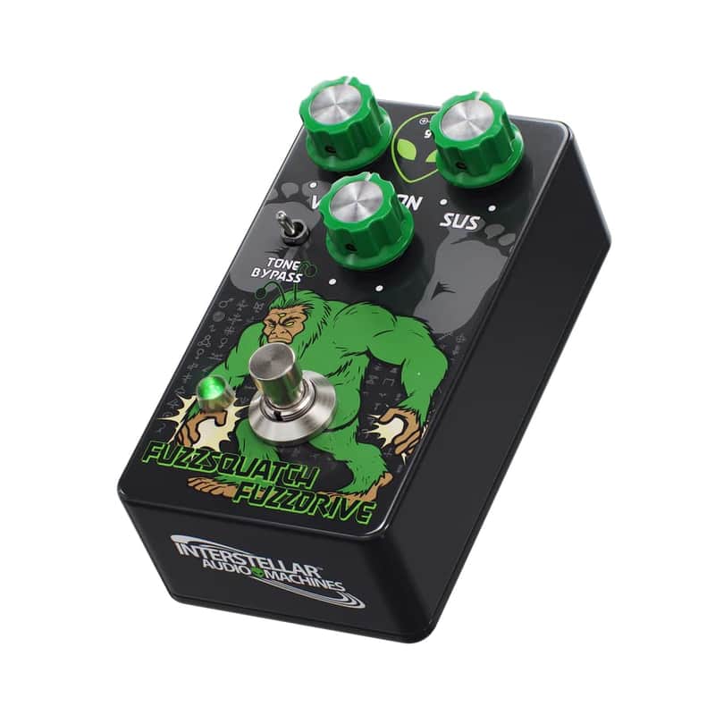 Interstellar Audio Machines Fuzzsquatch Fuzzdrive 2025 - Black / Green