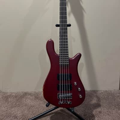 Warwick RockBass Streamer 5-String Bass - Satin Maroon image 1