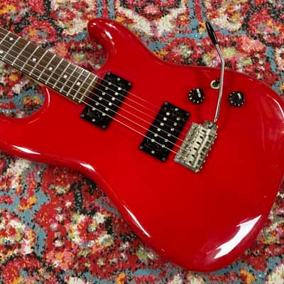 Squier MIJ Contemporary Stratocaster HH 1985 - Red, Very Good, SKU: I781819-U-7G image 3