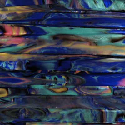 Click Custom 10ply Maple 4x12 Pancake Tom Tom Japanese Rainbow Abalone image 6