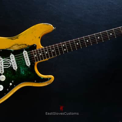Fender Stratocaster Yellow Heavy Aged Relic image 14