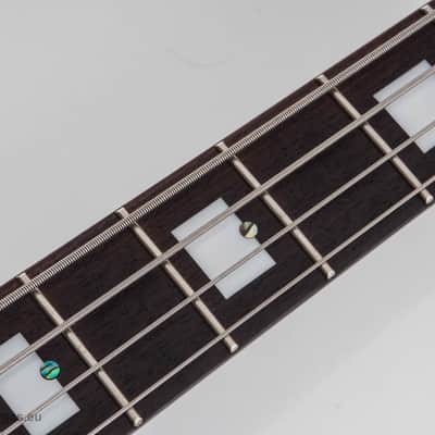 Italia Mondial Classic Bass, Italia blue, semi-hollow, Piezo Bridge , Resoglass top, made in Korea image 12