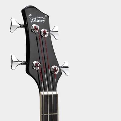 🎸+AMP! Acoustic Electric Bass Guitar with a Rosewood Fretboard +Soft Case/Gig Bag +Strap +Cable +Picks!🎸 image 8