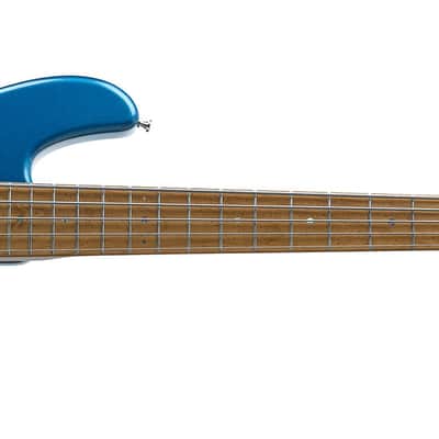 Sandberg California VT5, Lake Placid Blue - High Gloss, Maple/Maple Birdseye Roasted, Matched Headstock image 2