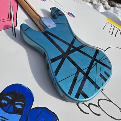 Squier Stratocaster Bullet EVH tribute image 20