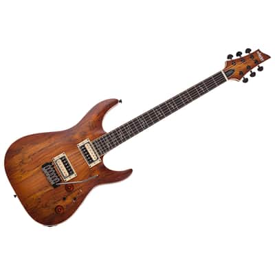 C-1 Exotic Spalted Maple Schecter image 1