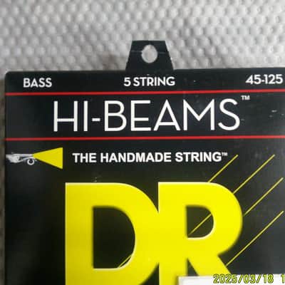 DR MR5-45 Hi-Beams 5-String Electric Bass Strings - Medium (45-125) 2010s - Standard image 2