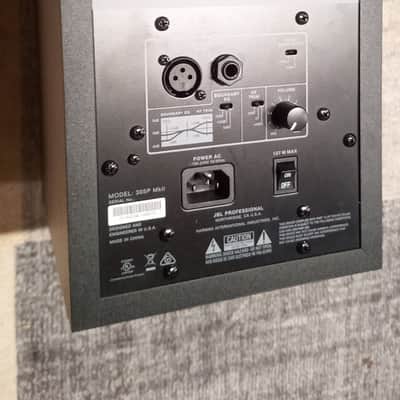 JBL 305P MkII 2-Way 5" Active Nearfield Studio Monitor (Single) 2010s - Black image 3