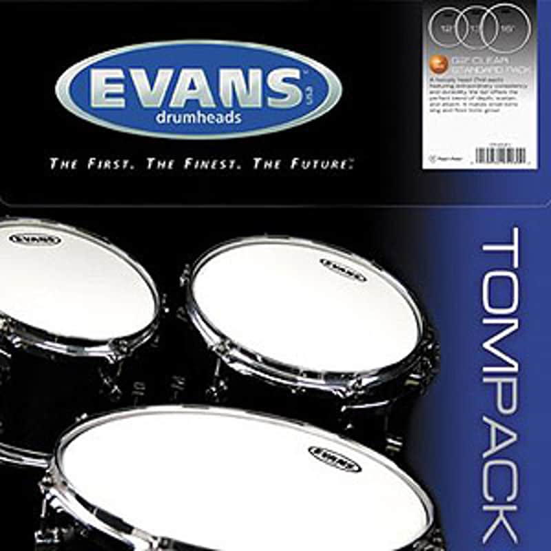 Evans G2 Clear Standard Tom Pack G2 Clear 12/13/16 Standard Drum Head Pack Bild 1