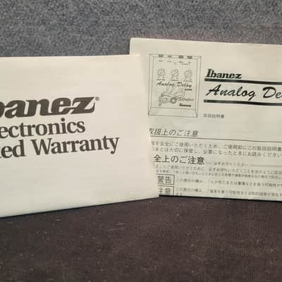 Vintage Ibanez AD99 Analog Delay with original box, paperwork, and power supply! image 8
