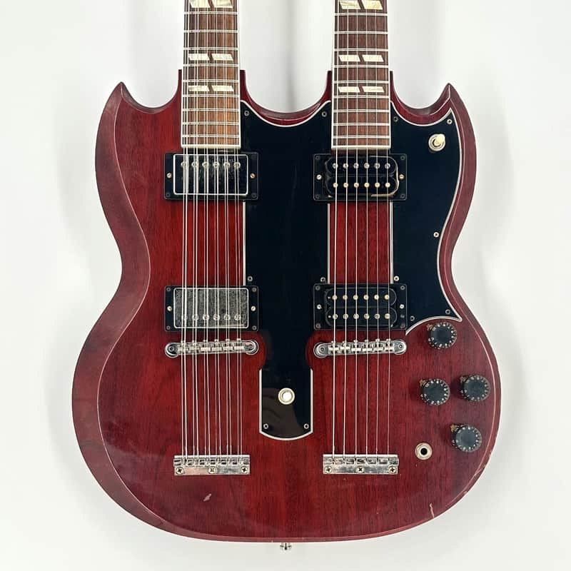 Gibson Custom Jimmy Page 1969 EDS-1275 Doubleneck Collector’s Edition Aged, Played & Signed - Cherry image 1