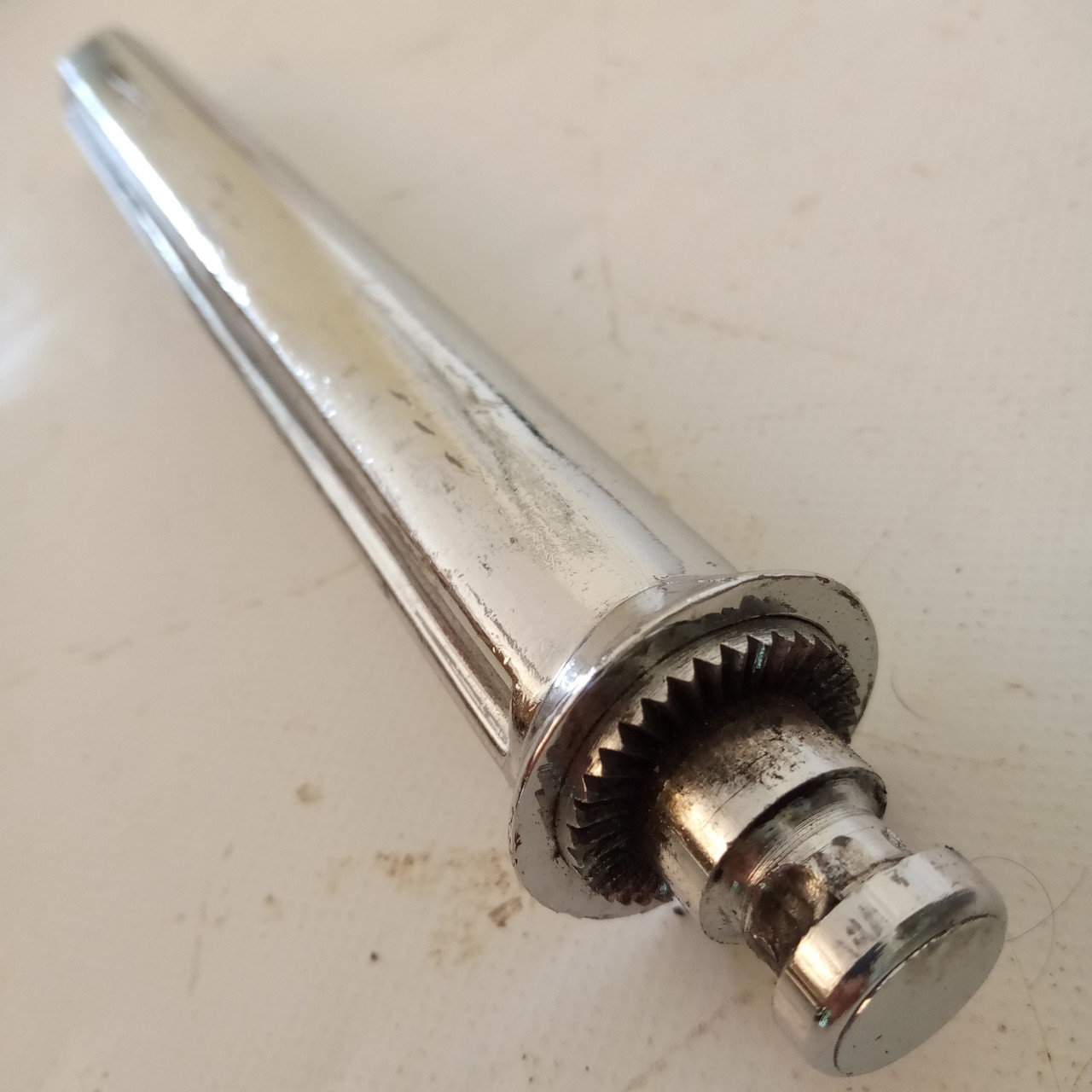 Premier Bass/Tom Drum Ratchet Mount Arm Elite Single Post Chrome Vintage 50s-60s — main photograph