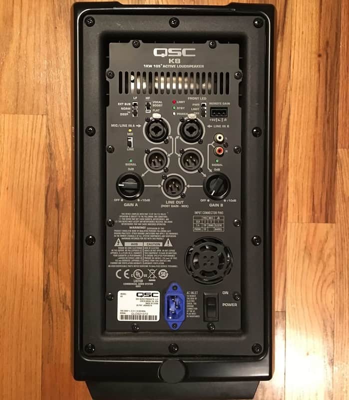QSC K8 1000-Watt Active 2-Way PA Speaker image 2