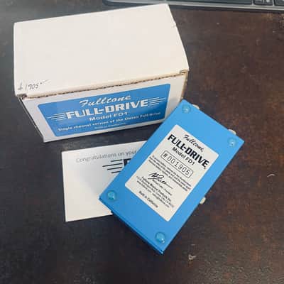 Fulltone FD1 Full-Drive 1 Overdrive image 2