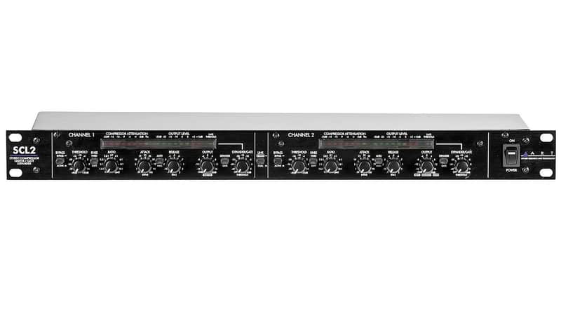 ART SCL2 Dual /Stereo Compressor / Limiter /Expander / Gate SCL-2 2-Channel Rack image 1
