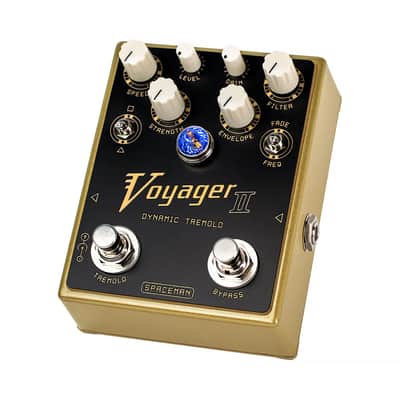 Spaceman Effects Voyager II Optical Tremolo Pedal - Gold image 2