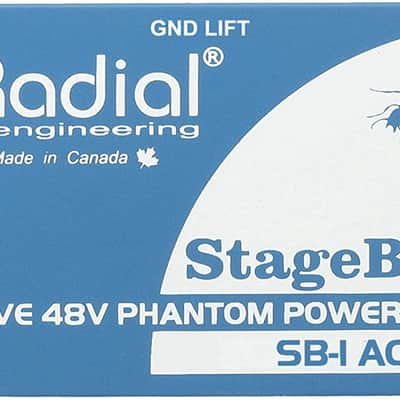 Radial StageBug SB-1 1-Channel Active Instrument Direct Box image 1