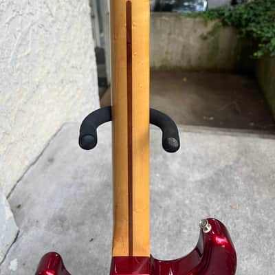 1987 Fender Made in Japan Stratocaster Kahler tremolo- Red Sparkle image 22