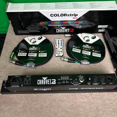 (2) Chauvet COLORstrip Mini DMX RGB LED Wash Light Bars  with remote control and (2) 10 ft DMX cables image 12