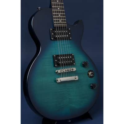 Epiphone Les Paul Special II Plus Top Translucent Blue - Single Cut Electric Guitar image 3