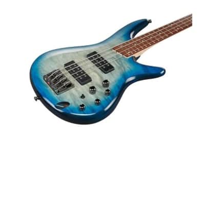 Ibanez SR400EQM-SCB Stained Cosmic Blue Starburst image 2
