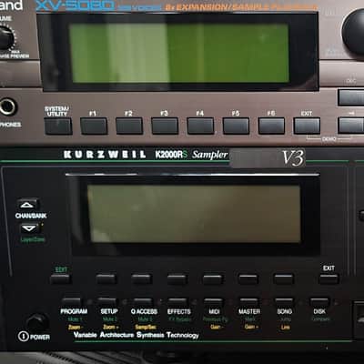 KURZWEIL K2000RS V3 Rackmount Workstation Synthesizer Sampler Digital I/O Sound Module VINTAGE SYNTH image 1