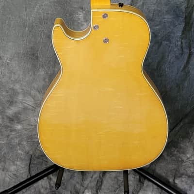 SUPER FLAMEY EXC+ 1962 Harmony H48 Stratotone Mercury w/OHSC! image 11