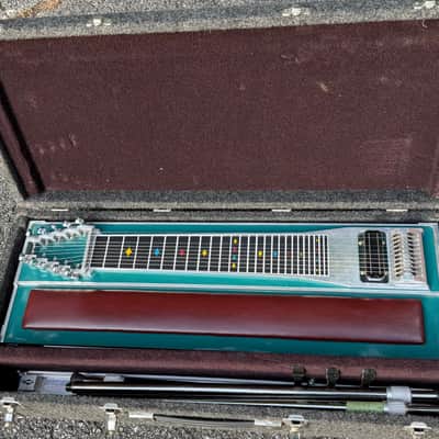 Pedalmaster The General SD-10 Pedal Steel Electric Guitar W/OHSC Teal Green image 1