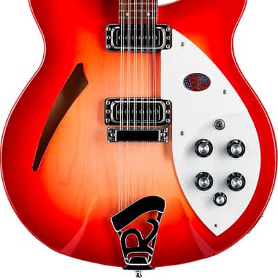 Rickenbacker 330 12-String Semi-Hollow Electric Guitar, Rosewood Fingerboard, Fireglo image 2