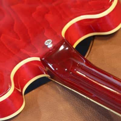 Minty! 2016 Gibson '61 Warren Haynes ES-335 Semi-Hollow Electric Guitar Figured Cherry + COA OHSC image 20