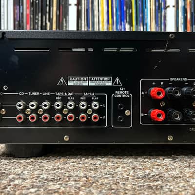 Onkyo A-9310 Integrated Stereo Amplifier R1 Series WORKS - HAS ISSUE - READ image 11