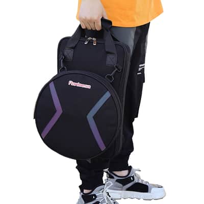 Drum Practice Pad Bag Backpack with Detachable Accessory Pouch image 7