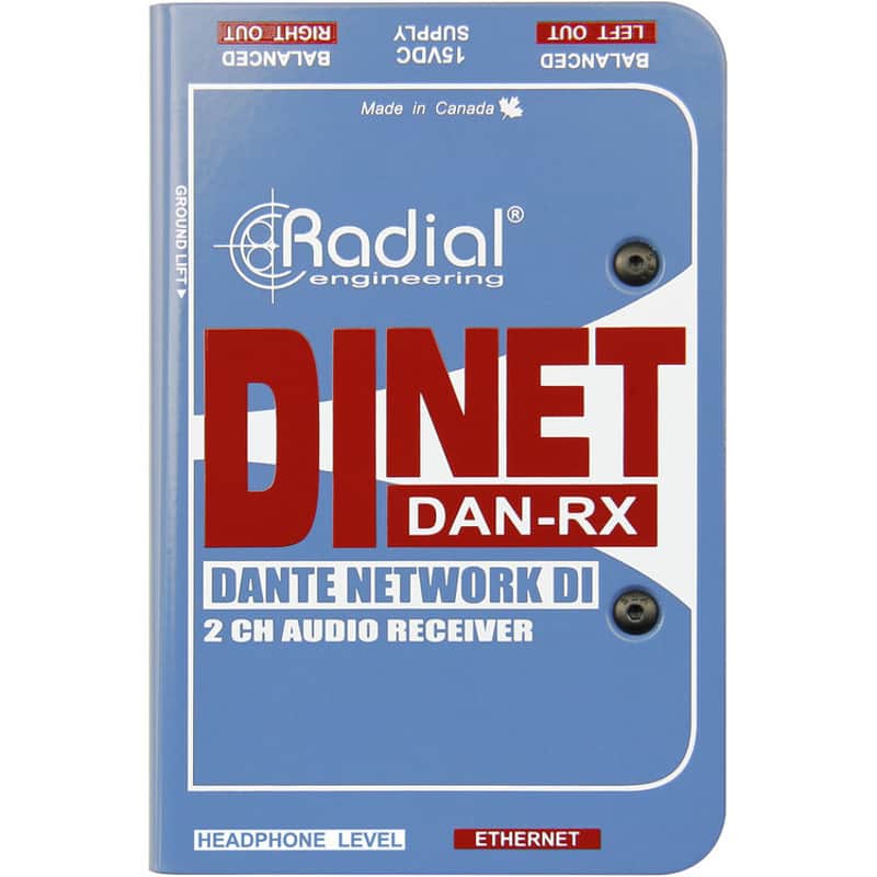Radial DiNET DAN-RX Dante Interface image 1
