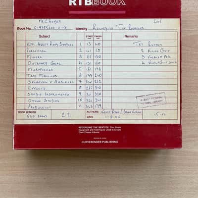 Recording The Beatles Book - Curvebender - 2006 - Ryan & Kehew image 2