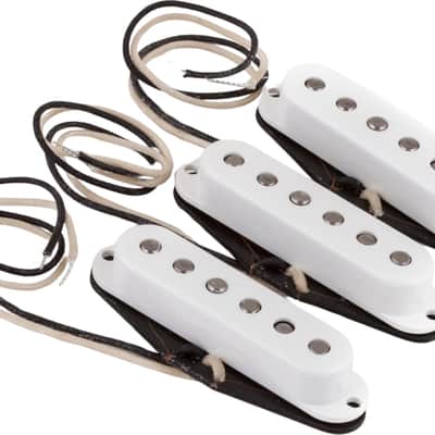 Fender 70th Anniversary '54 Stratocaster Single Coil Pickup Set, White image 1