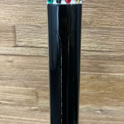 Hondo Alien Headless 4- string bass 1980's -Duke Copy  Black 30.5" scale  w/OHSC image 10