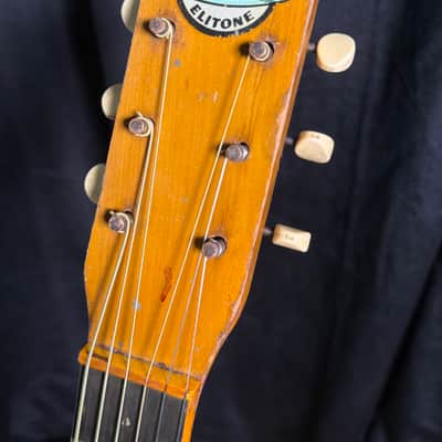 1939 United Elitone Parlor Guitar – Prewar Chicago-Built Vintage Acoustic – Family Owned Since New image 10