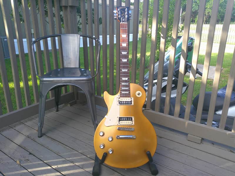 Gibson Les Paul Tribute T Left-Handed 2017 - Satin Gold Top image 1