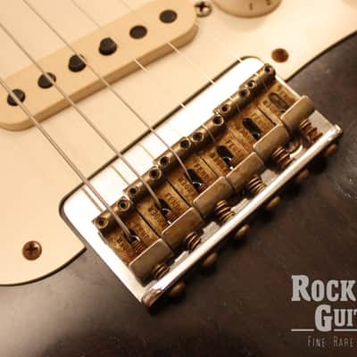 Fender  Stratocaster 1955 WW10 Wildwood Heavy Relic Ebony Custom Shop  2020 image 12