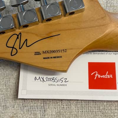 2020 Shawn Mendes Foundation Musicmaste Floral Design HS Limited Edition Out of Production CLEAN + Fender G&G Deluxe Hardshell Case image 21