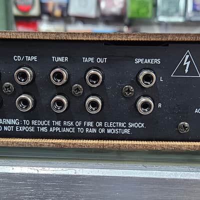 Optimus SA-155 Integrated Stereo Amplifier – Compact Desktop Amp / Great for Turntables image 2