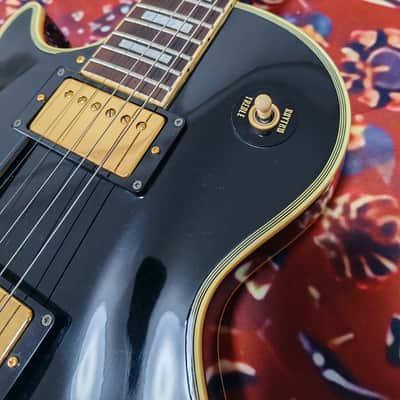 *RARE* 1987 Greco "Mint Collection" EGC68-50 EGC-600 LH - '68 Les Paul Custom Reissue - Killer Black Beauty - Lefty Left-Handed Japan MIJ image 5