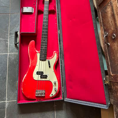 Fender Precision Bass 1962 Fiesta Red image 3