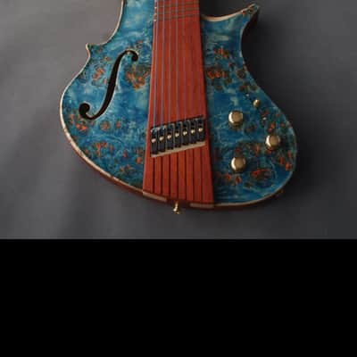 Stradi Lavafall Symphony 7-String Guitar (not a bass) 2023 - Satin image 11