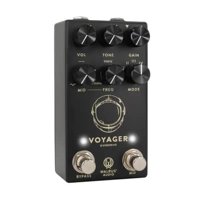New Walrus Audio Voyager MKII Preamp Overdrive Guitar Effects Pedal Black image 3
